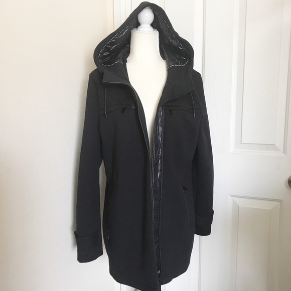 Dkny Jackets & Blazers - DKNY black hooded jacket